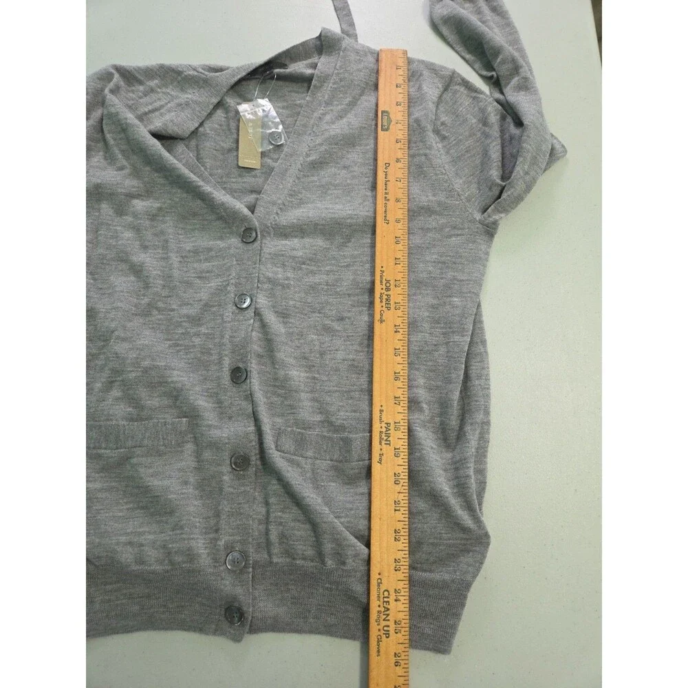 J crew merino wool sweater new with tags grey